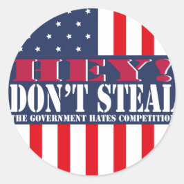 Sticker Rond Ne vole pas