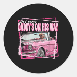 Sticker Rond Ne Vous Inquiétez Pas Des Dames En Chemin Trump Dr