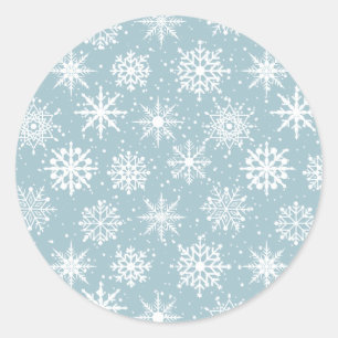 Sticker Rond Neige