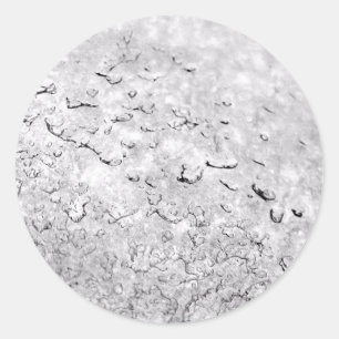 Sticker Rond Neige fondue