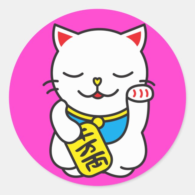 Sticker Rond Neko (Devant)