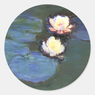 Sticker Rond Nénuphars, Claude Monet