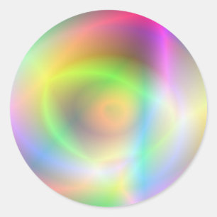 Sticker Rond Neon Fun