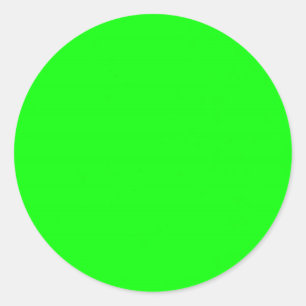 Sticker Rond Neon Lime Green Arrière - plan