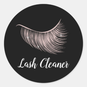 Sticker Rond Nettoyeur à lash rose Gold Eyelash