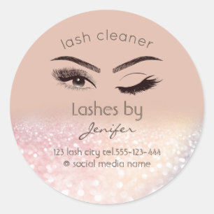 Sticker Rond Nettoyeur de laveuse de verre de luxe