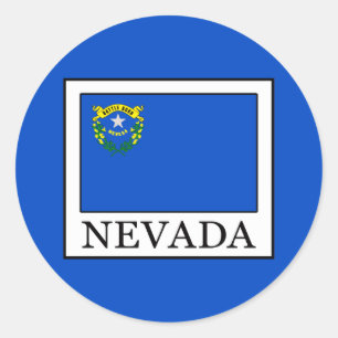 Sticker Rond Nevada