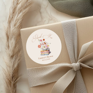 Sticker Rond New Chapter Begins Thank You Book 