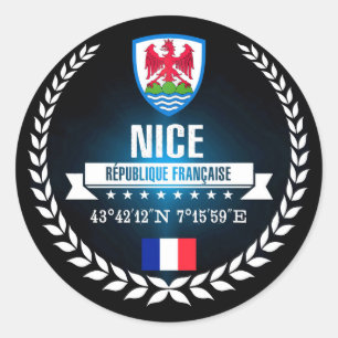 Sticker Rond Nice