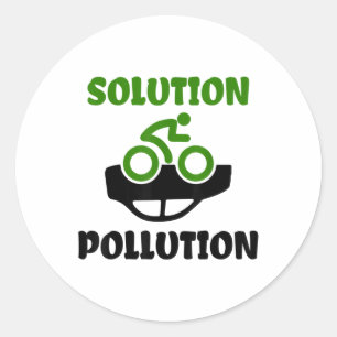 Sticker Rond Nice Pollution Protection De l'environnement Natur