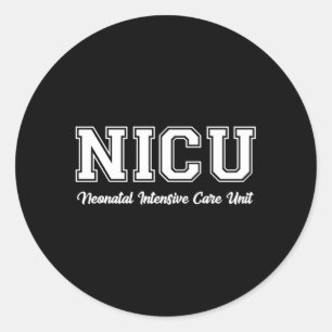 Sticker Rond Nicu Nurse
