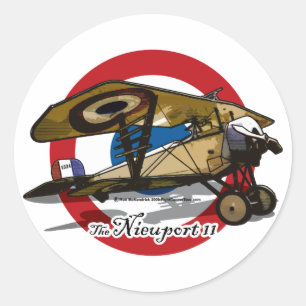 Sticker Rond Nieuport 11