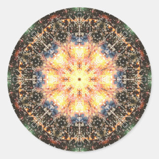 Sticker Rond nightview