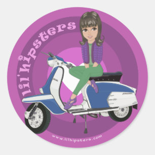 Sticker Rond Nina