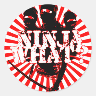 STICKER ROND NINJA QUOI ?