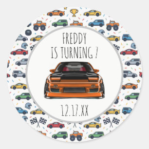 Sticker Rond Nissan Silvia S-Chassis 240sx spécification de dri