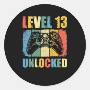 Sticker Rond Niveau 13 non fixé