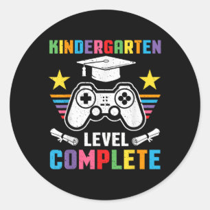 Sticker Rond Niveau de la maternelle Graduation complète Cl 202