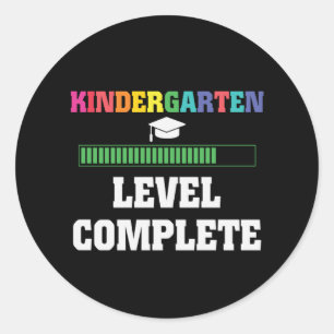Sticker Rond Niveau maternelle complété, passage en 1re année