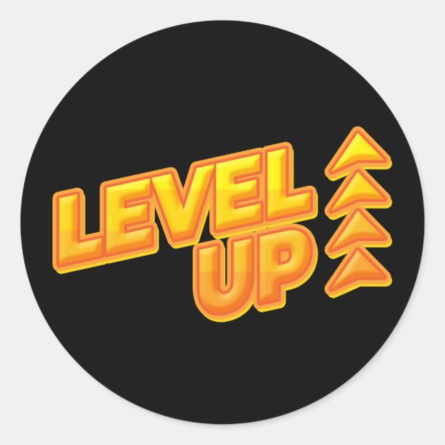 Sticker Rond Niveau supérieur (Devant)