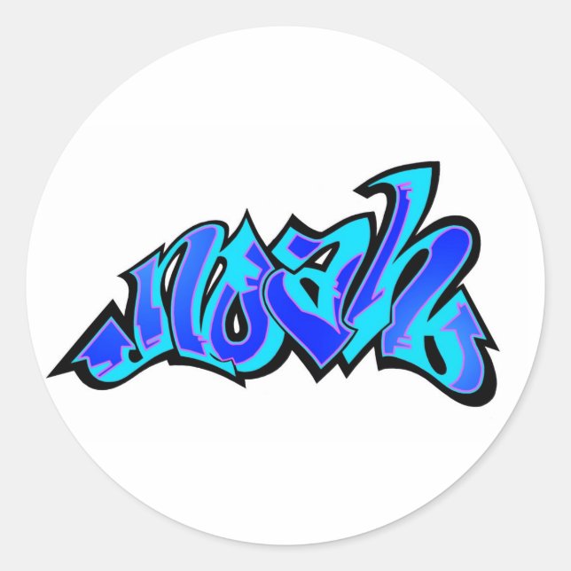 Sticker Rond noah 2 (Devant)
