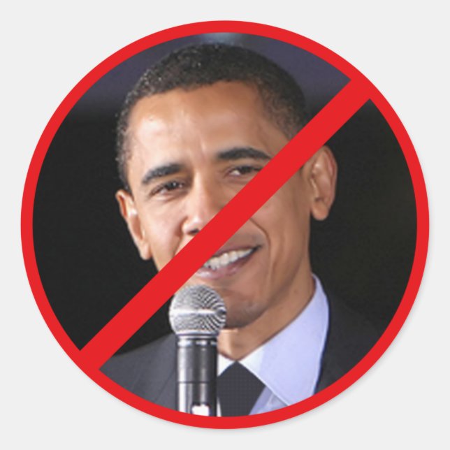 STICKER ROND NOBAMA (Devant)