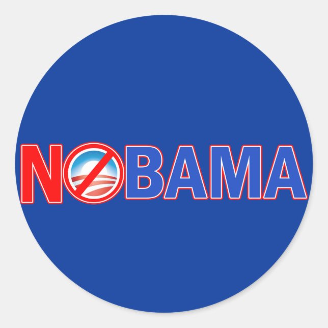 Sticker Rond Nobama Casquettes, Mugs, Sweat - shirts à capuche, (Devant)