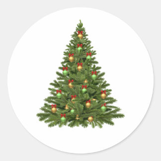 Sticker Rond Noël