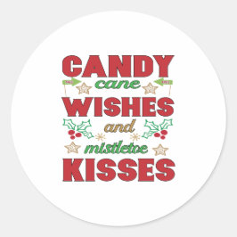 Sticker Rond Noël