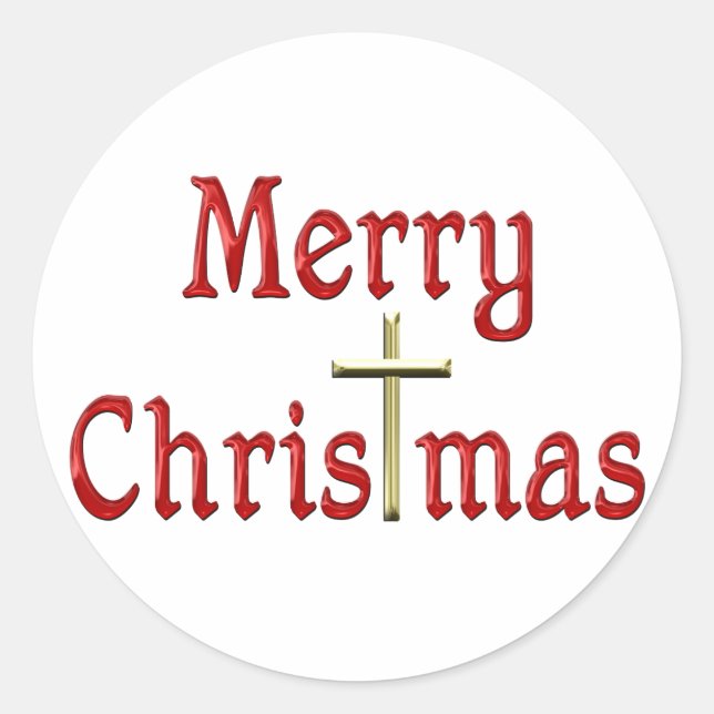 Sticker Rond noël (Devant)
