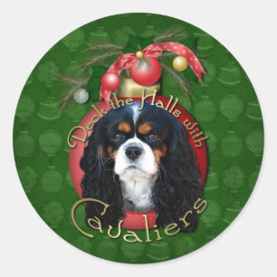 Sticker Rond Noël - plate-forme les halls - cavaliers -