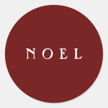 NOEL Typographie Rouge Simple Moderne