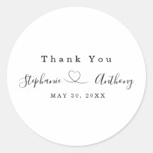 Noir et blanc minimaliste avec un Mariage de coeur