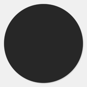 Sticker Rond Noir Riche