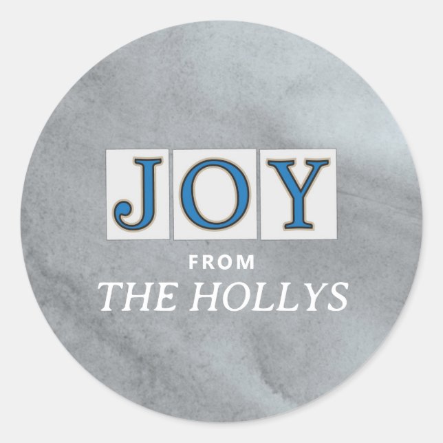 STICKER ROND NOLA STREET TILES JOY (Devant)