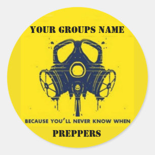 STICKER ROND NOM DE VOTRE GROUPE