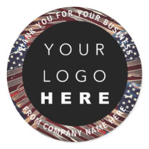 Nom du logo US Drapeau Nom du Merci américain