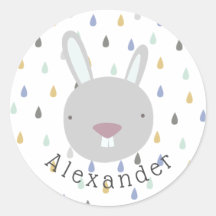 Nom personnalisable Cute Rabbit