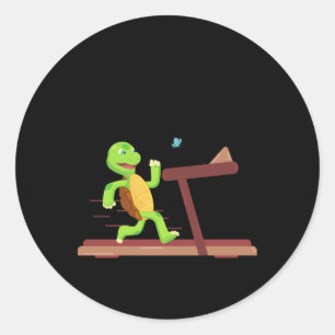 Sticker Rond Non La Vitesse