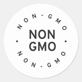Sticker Rond Non-OGM