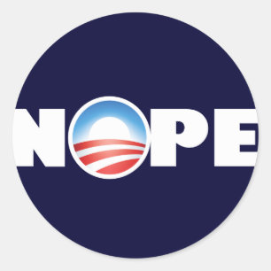 Sticker Rond Nope