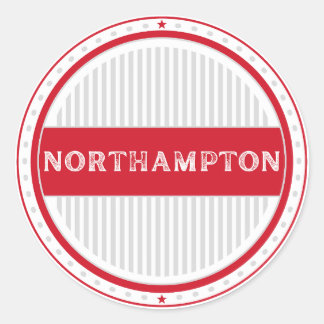 Sticker Rond Northampton City Pride Emblem – English Identity