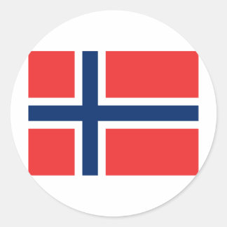 Sticker Rond Norvège