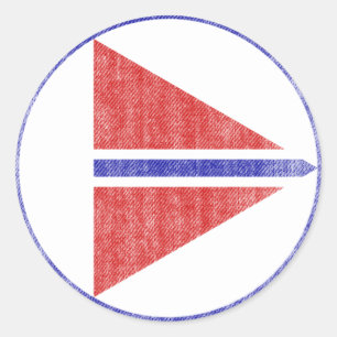 STICKER ROND NORVÈGE