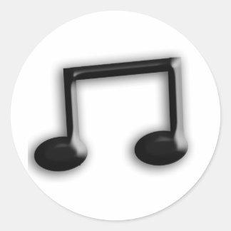 Sticker Rond Note musicale