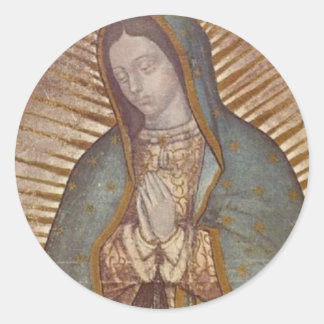 STICKER ROND NOTRE DAME DE GUADALUPE