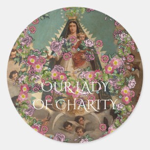 Sticker Rond notre dame de la charité
