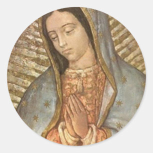 Sticker Rond Notre Dame de la Guadalupe