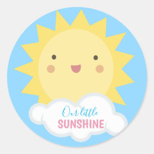 Sticker Rond Notre Petit Soleil