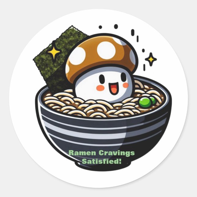 Sticker Rond Nourriture (Devant)